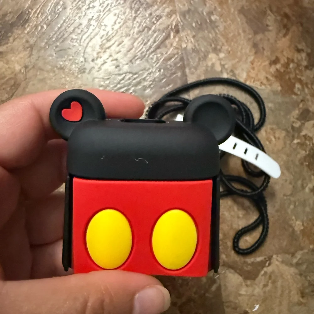 Cartoon Character Earphone Case - Black, Red, and Yellow